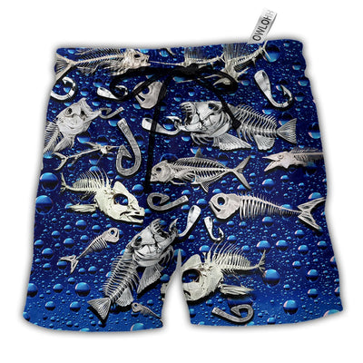 Beach Short / Adults / S Fishing Sawbones Blue Basic - Beach Short - Owls Matrix LTD