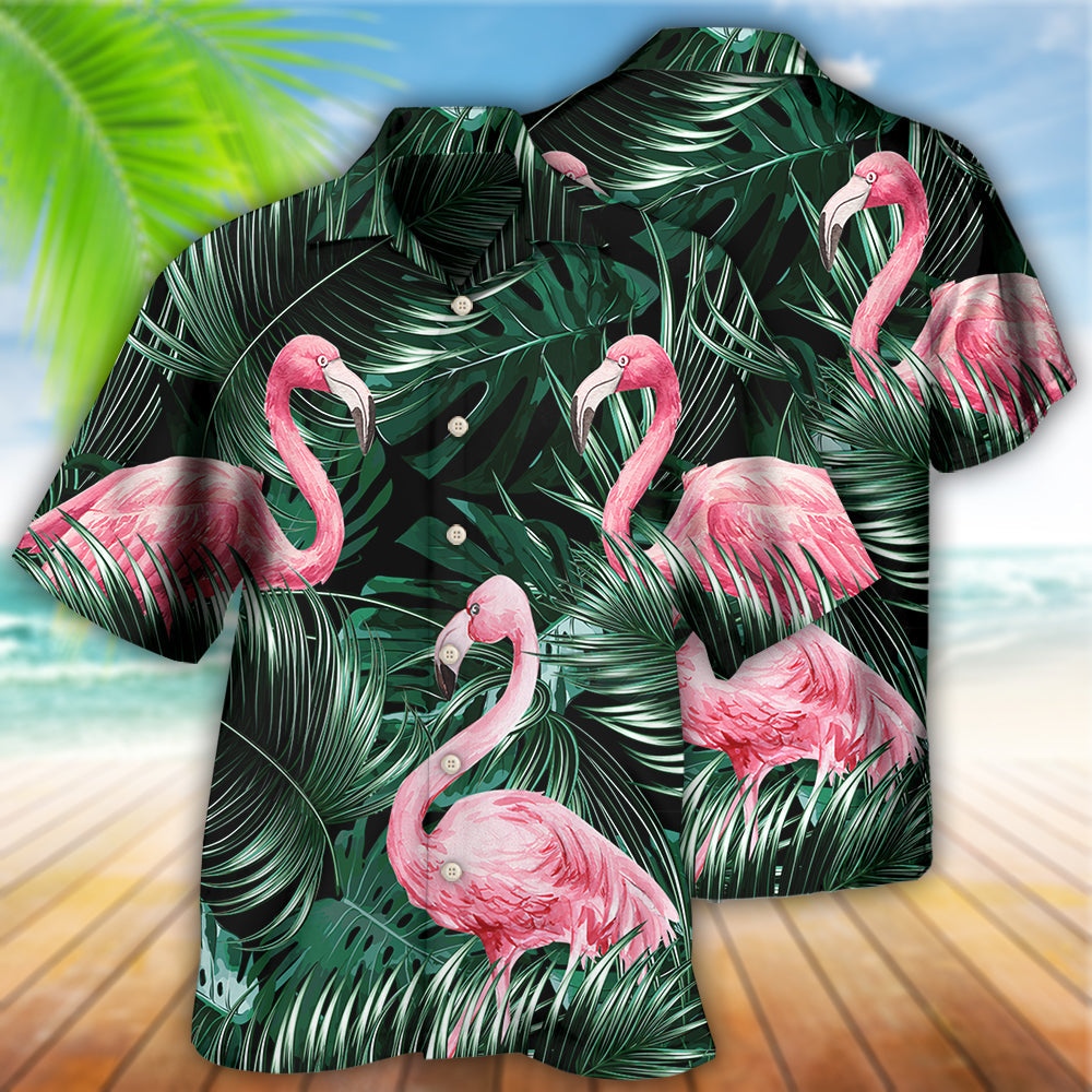 Flamingo Love Life Style - Hawaiian Shirt - Owls Matrix LTD