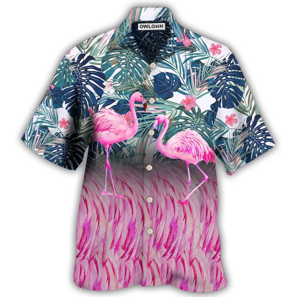 Hawaiian Shirt / Adults / S Flamingo Pink Flamingo Lover - Hawaiian Shirt - Owls Matrix LTD