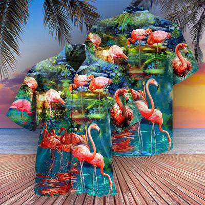 Flamingo You're Flamazing - Hawaiian Shirt - Owls Matrix LTD