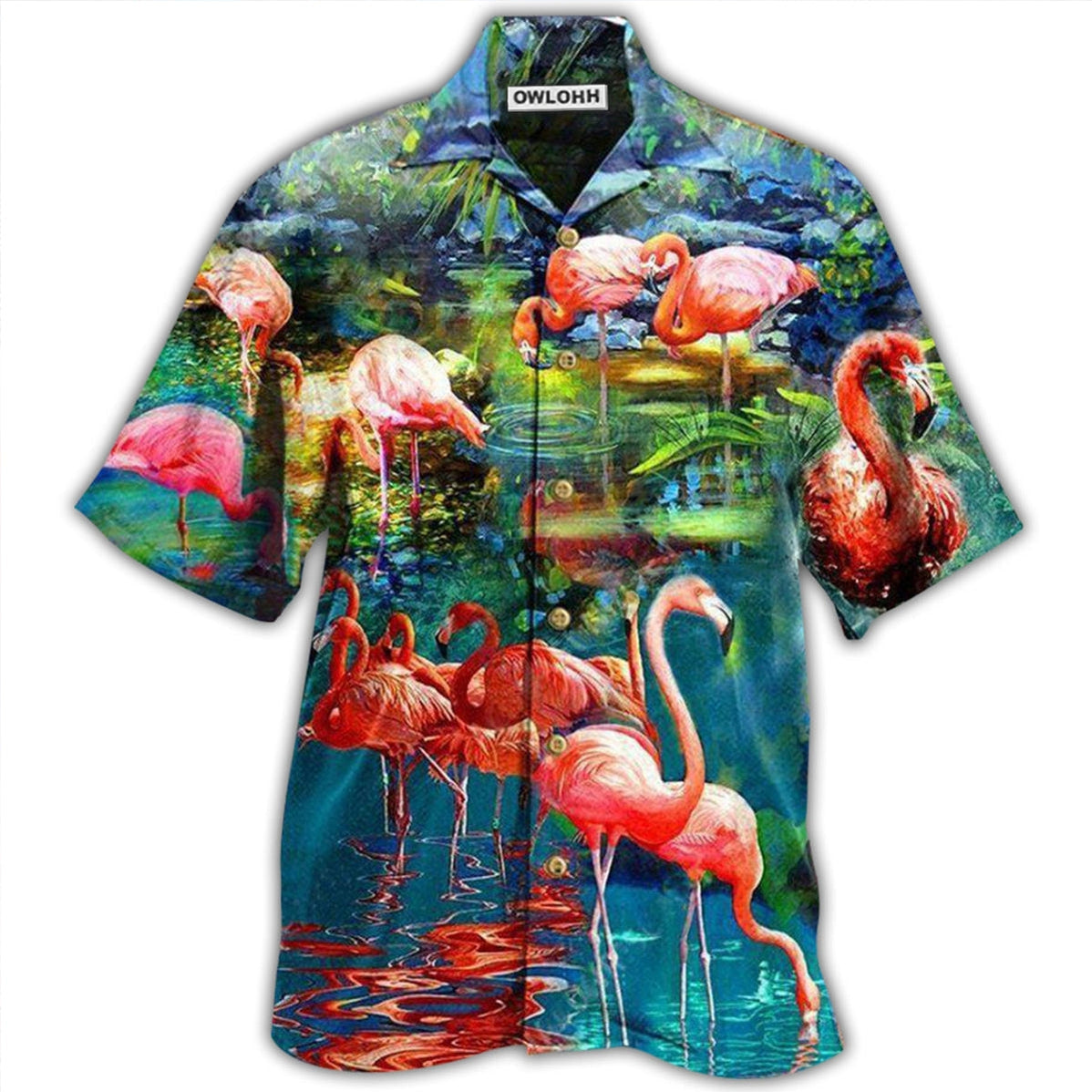 Hawaiian Shirt / Adults / S Flamingo You're Flamazing - Hawaiian Shirt - Owls Matrix LTD