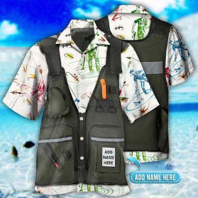 Fishing Fly Fishing Cool Personalized - Hawaiian Shirt - Owls Matrix LTD