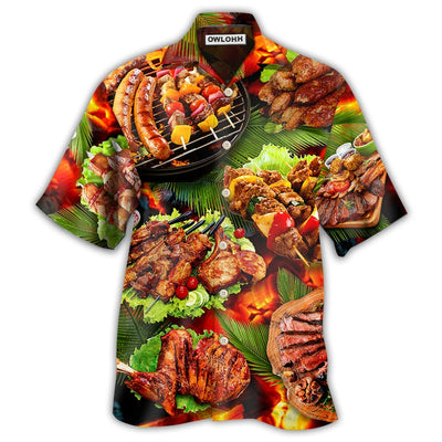 Hawaiian Shirt / Adults / S BBQ Hot Salad Style - Hawaiian Shirt - Owls Matrix LTD