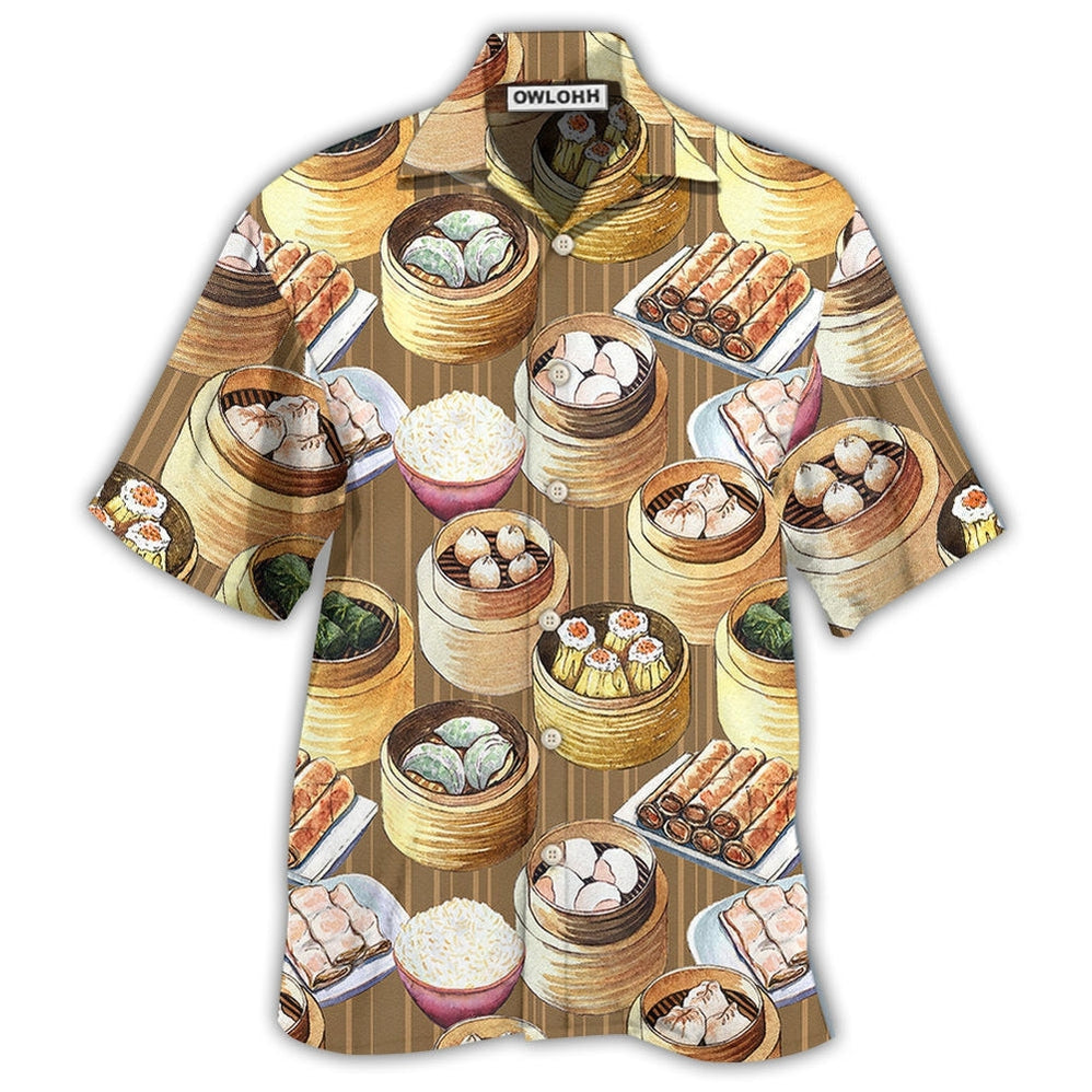 Hawaiian Shirt / Adults / S Food Delicious Dimsum Meal - Hawaiian Shirt - Owls Matrix LTD