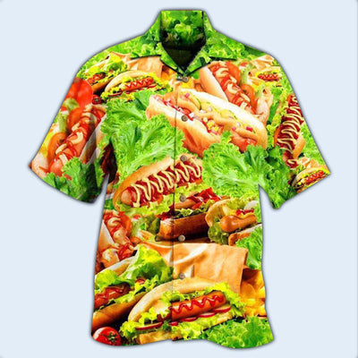 Food It's Not A Party Until The Hot Dog Come Out Salad - Hawaiian Shirt - Owls Matrix LTD