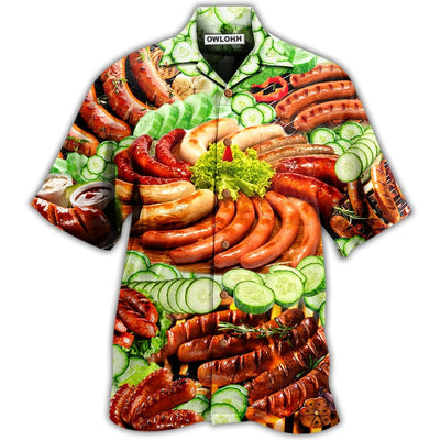 Hawaiian Shirt / Adults / S Food Life Is Better With Hot Dog Salad - Hawaiian Shirt - Owls Matrix LTD
