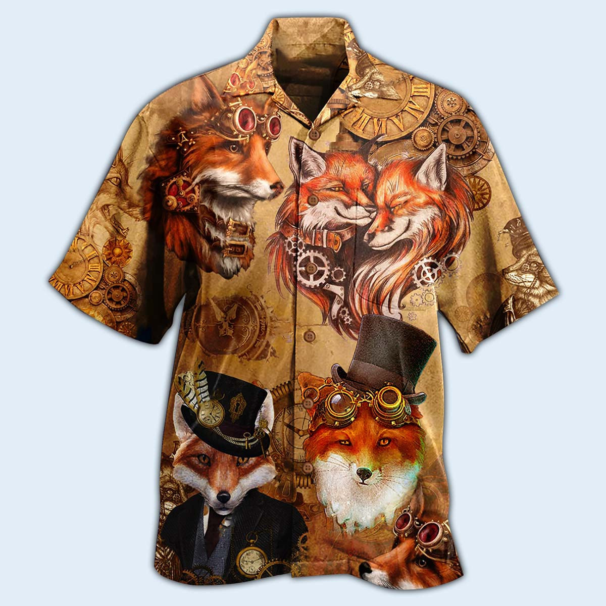Fox Old Magic - Hawaiian Shirt - Owls Matrix LTD