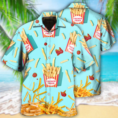 Food French Fries Basic - Hawaiian Shirt - Owls Matrix LTD