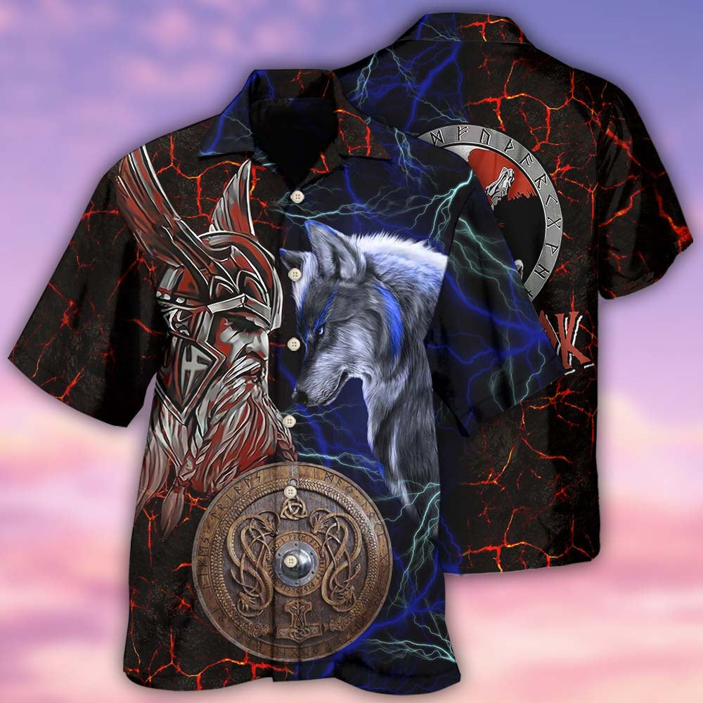 Viking Victory Colorful Life Style - Hawaiian Shirt - Owls Matrix LTD