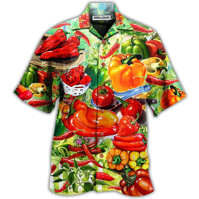 Hawaiian Shirt / Adults / S Fruit Chili And Bell Pepper - Hawaiian Shirt - Owls Matrix LTD