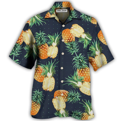 Hawaiian Shirt / Adults / S Fruit Pineapple Tropical Cool - Hawaiian Shirt - Owls Matrix LTD