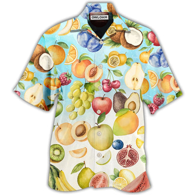 Hawaiian Shirt / Adults / S Fruit Summer Good Basic Backgound - Hawaiian shirt - Owls Matrix LTD