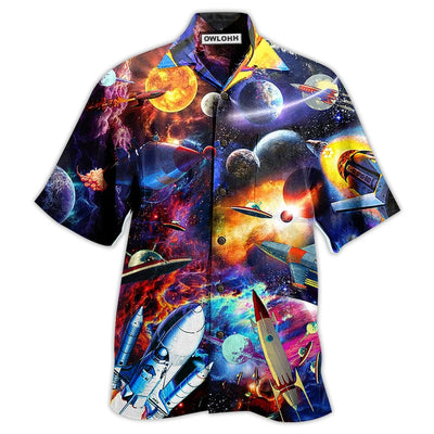 Hawaiian Shirt / Adults / S Galaxy War And Peace - Hawaiian Shirt - Owls Matrix LTD