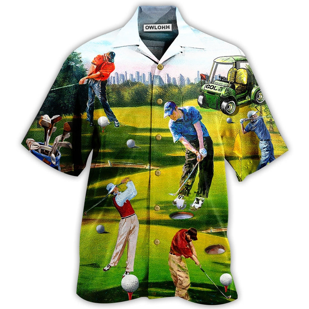 Hawaiian Shirt / Adults / S Golf Love It - Hawaiian Shirt - Owls Matrix LTD