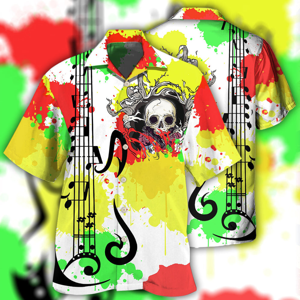 Guitar Colorful Style - Hawaiian Shirt - Owls Matrix LTD