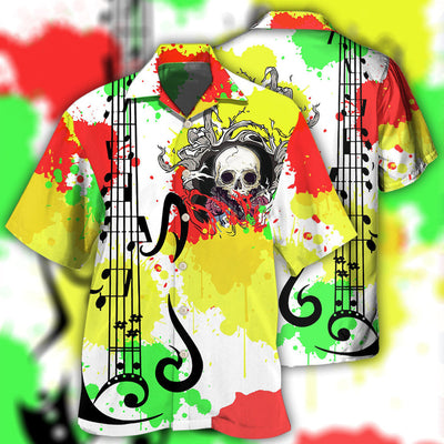 Guitar Colorful Style - Hawaiian Shirt - Owls Matrix LTD