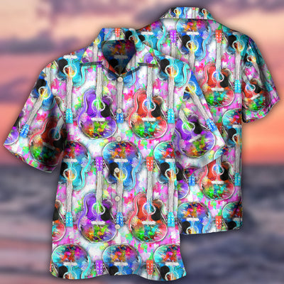 Guitar Mix Color - Hawaiian Shirt - Owls Matrix LTD