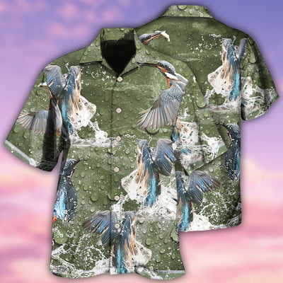 Kingfisher With Amazing Style - Hawaiian Shirt - Owls Matrix LTD