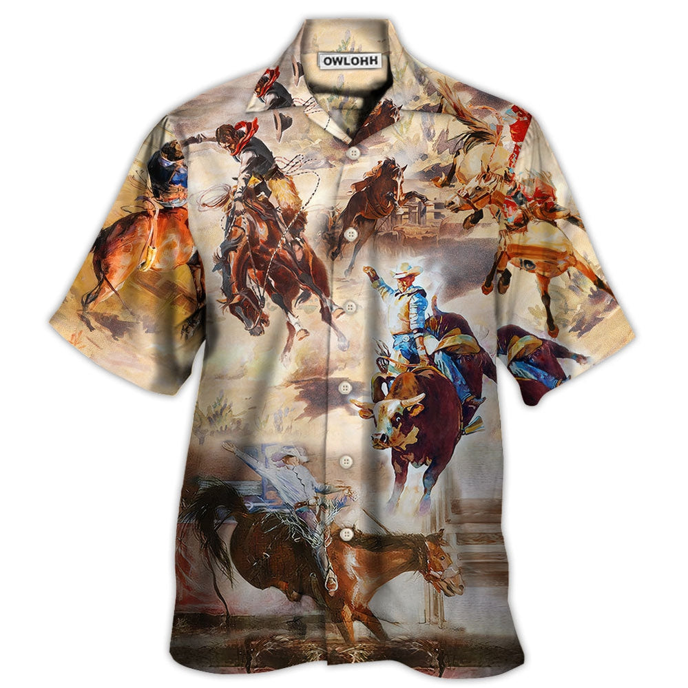 Hawaiian Shirt / Adults / S Horse Legacy Is Beautiful Rodeo - Hawaiian Shirt - Owls Matrix LTD
