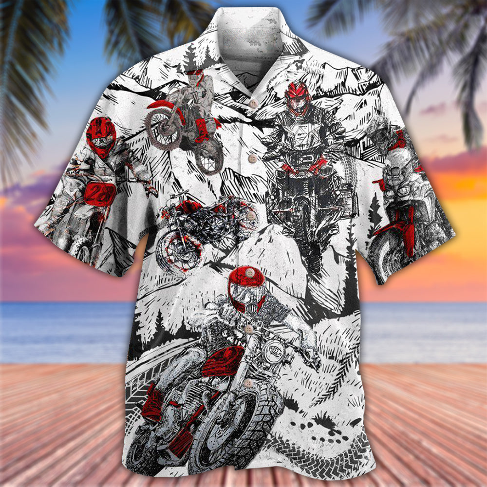 Motorcycle What Is Life I'm So Happy - Hawaiian Shirt - Owls Matrix LTD