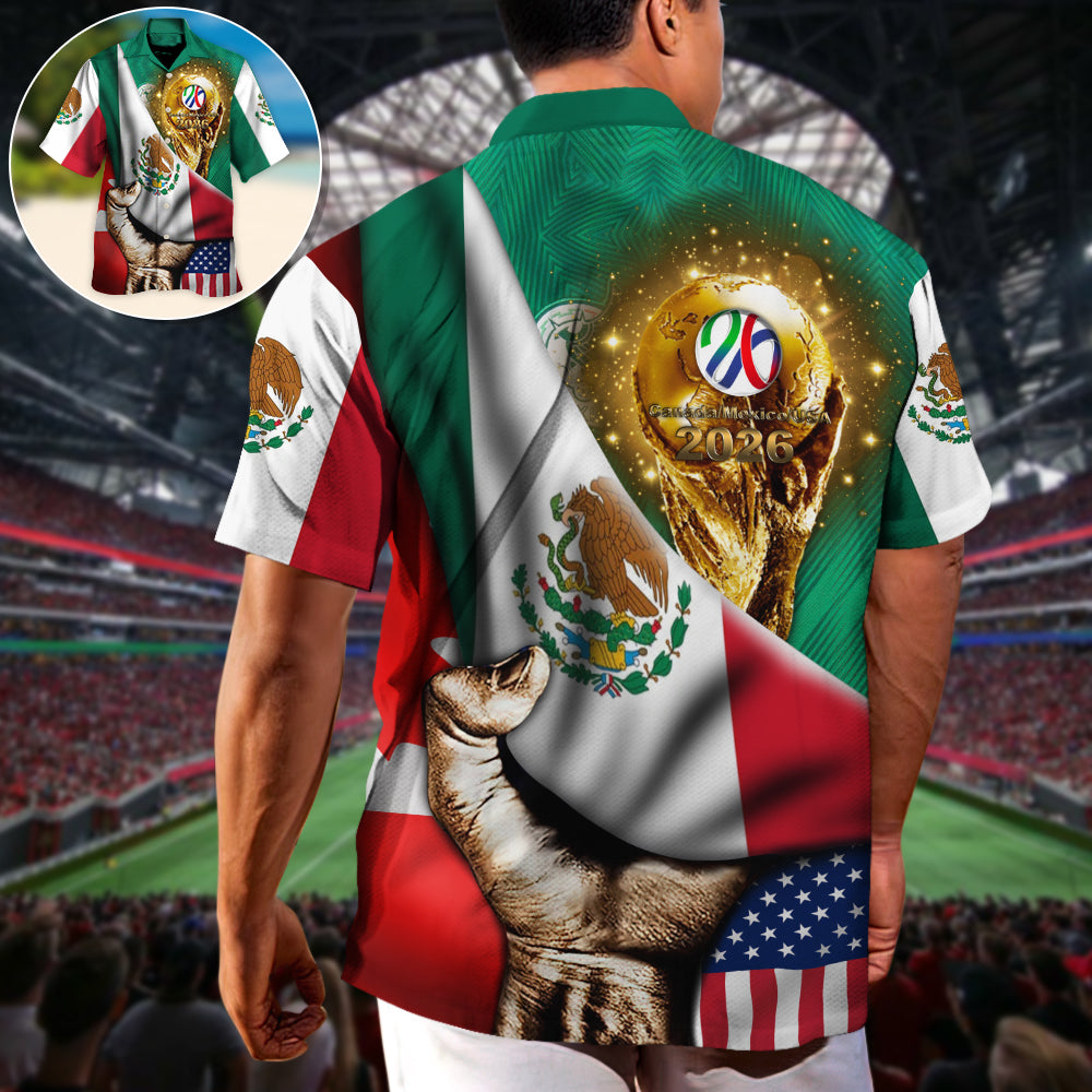 World Cup 2026 Mexico Will Be The Champion Flag Vintage - Hawaiian Shirt