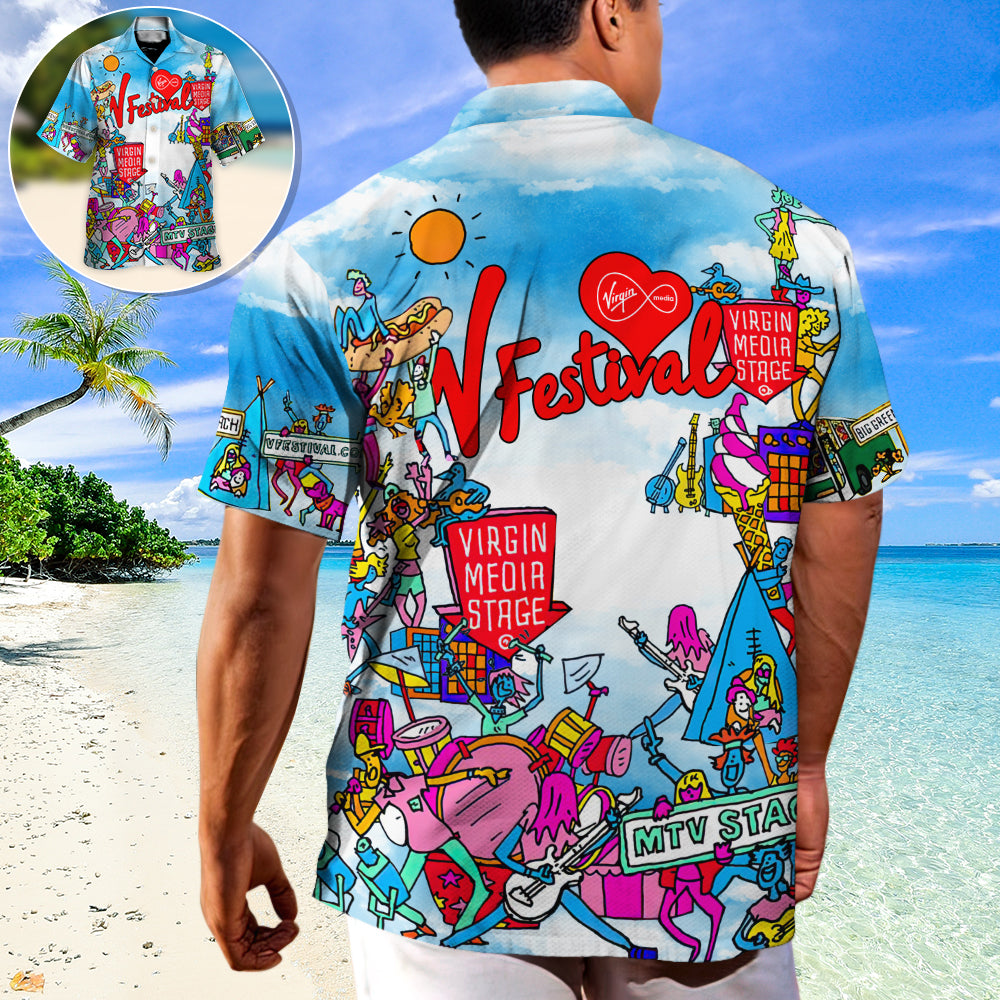 Music Event V Festival Youthful - Hawaiian Shirt