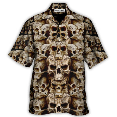 Skull Dark Inside Everyone - Hawaiian Shirt - Owls Matrix LTD