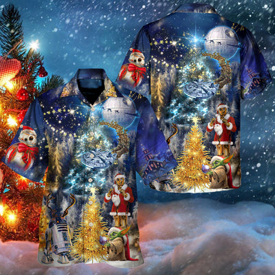 Christmas Star Wars Family In Love - Hawaiian Shirt
