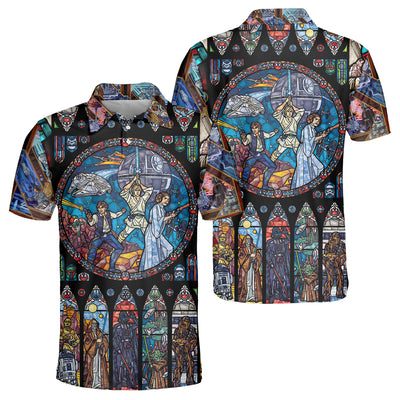 Star Wars Stained Glass - Polo Shirt