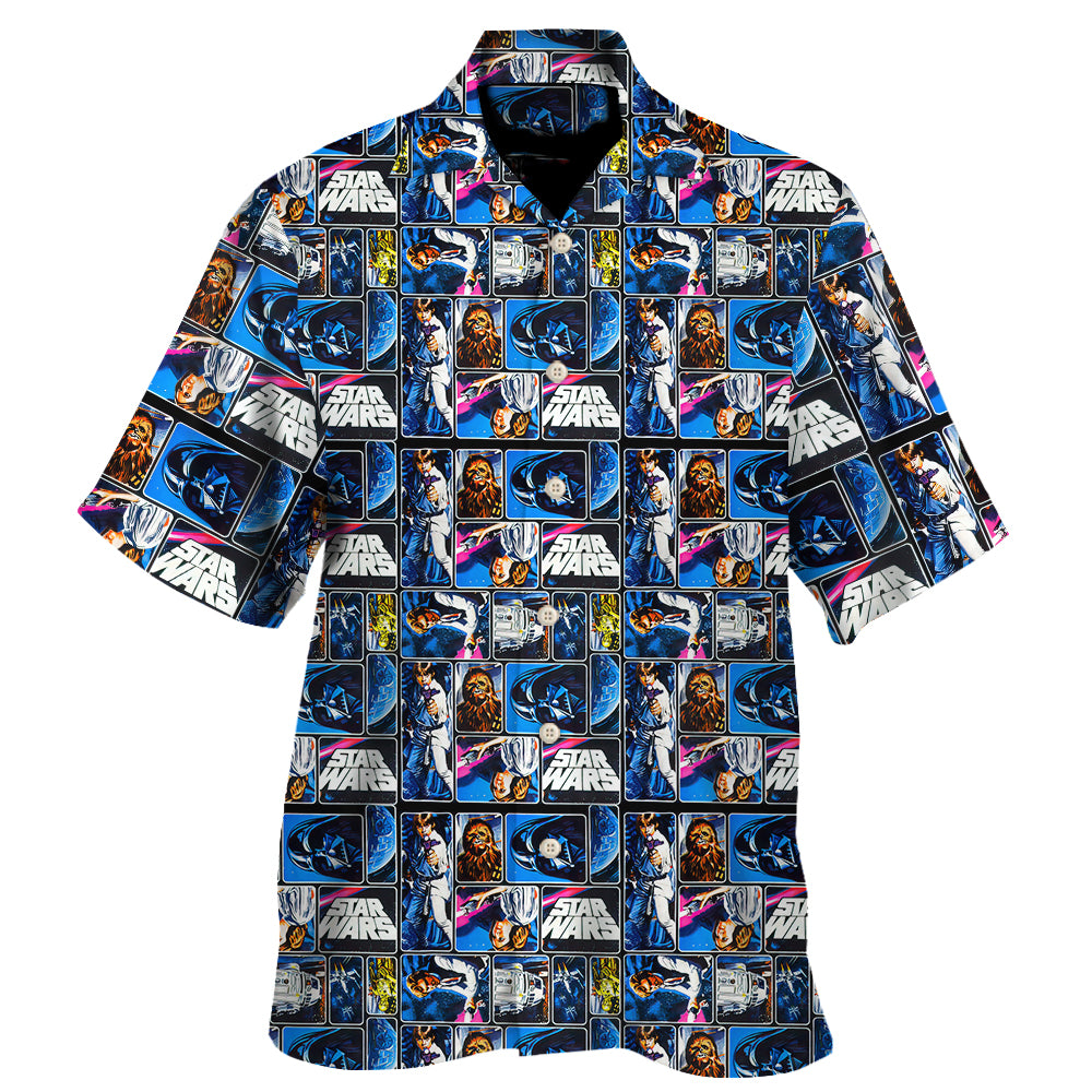 Star Wars Heros Painted Characters - Hawaiian Shirt
