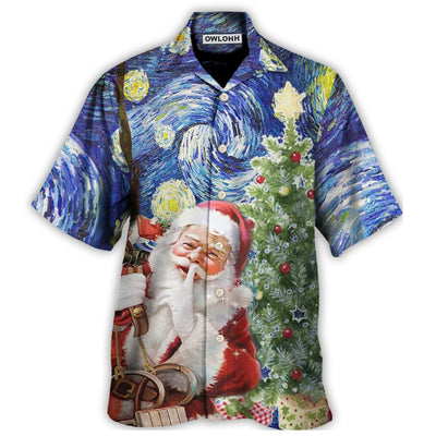 Hawaiian Shirt / Adults / S Christmas Shhhhh! It's Secret Gift For You - Hawaiian Shirt - Owls Matrix LTD