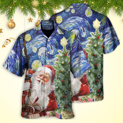 Christmas Shhhhh! It's Secret Gift For You - Hawaiian Shirt - Owls Matrix LTD