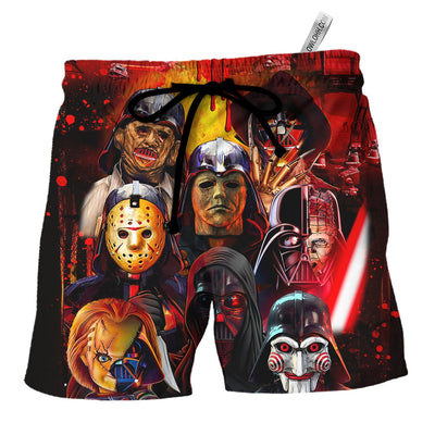 Halloween Costumes Star Wars Horror Darth Vader Death Star Battles - Beach Short