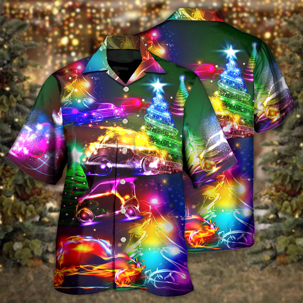 Car Christmas Merry Everything Happy Always - Hawaiian Shirt - Owls Matrix LTD
