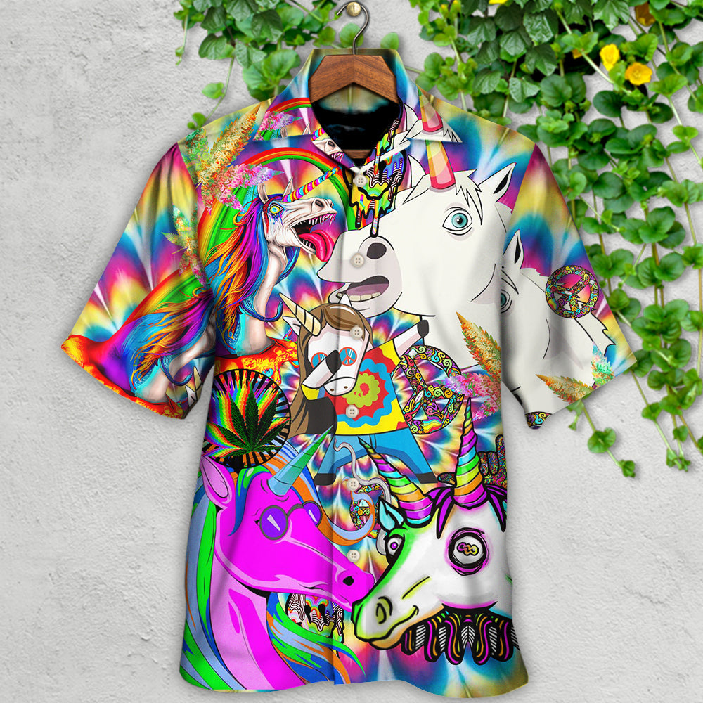 Hippie Unicorn Dream For Wonderland - Hawaiian Shirt - Owls Matrix LTD
