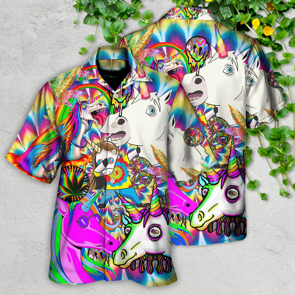 Hippie Unicorn Dream For Wonderland - Hawaiian Shirt - Owls Matrix LTD