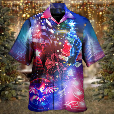 America Christmas Merry Everything Happy Always - Hawaiian Shirt - Owls Matrix LTD