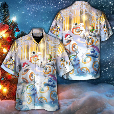 Christmas Star Wars BB-8 Tis The Season To Be Jolly - Hawaiian Shirt