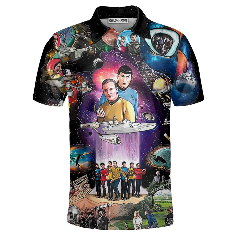 Star Trek Inspired Galaxy - Polo Shirt