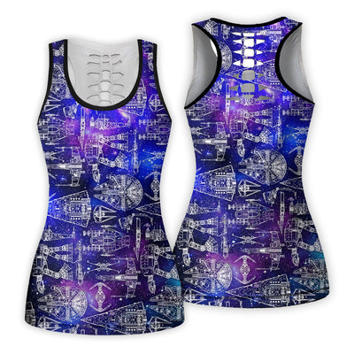 SPACE SHIPS STAR WARS GALAXY - Tank Top Hollow