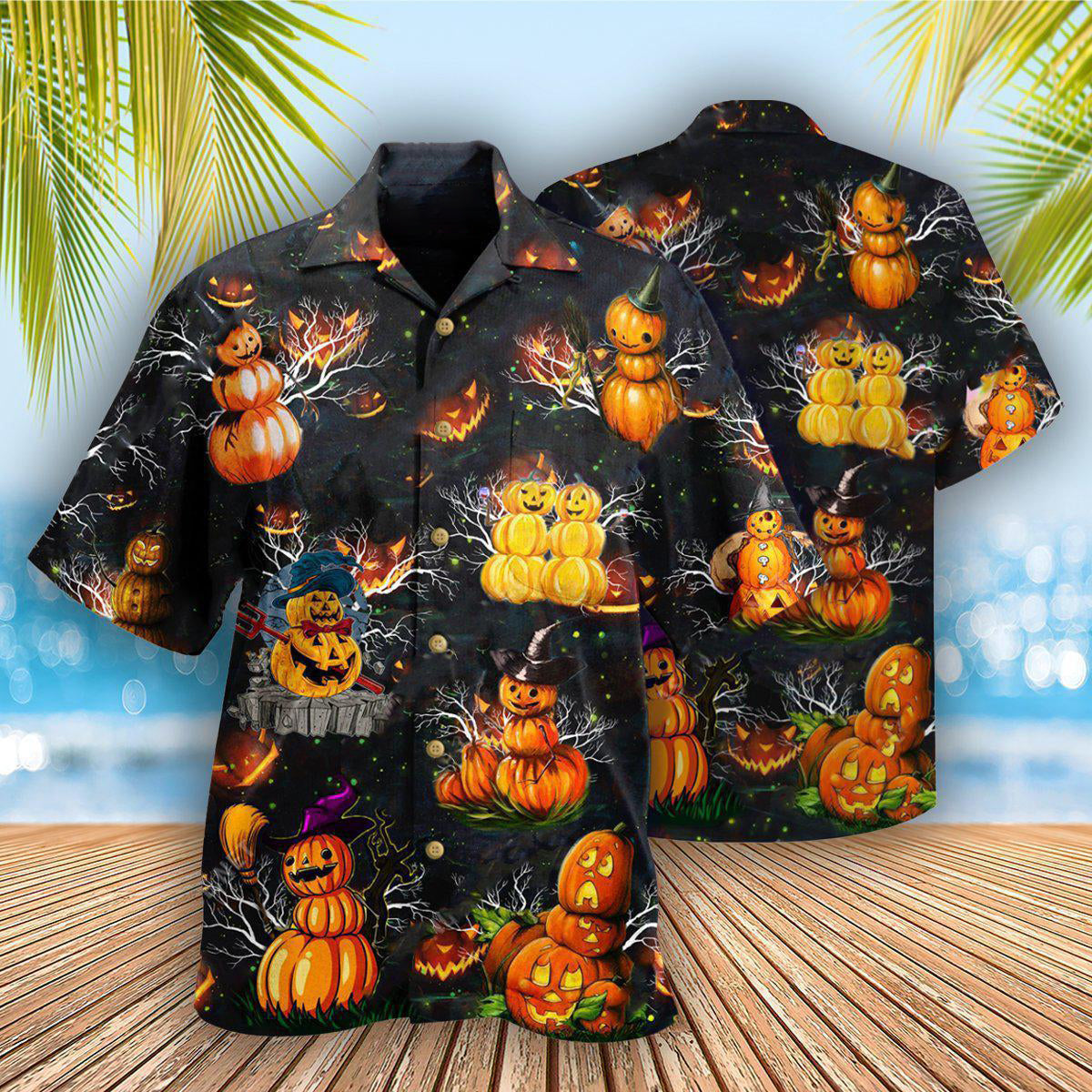 Halloween Lets Get Lit Cool - Hawaiian Shirt - Owls Matrix LTD