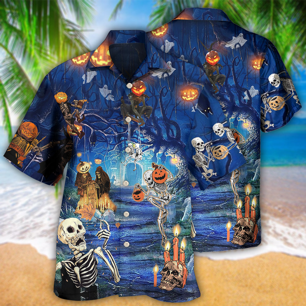 Halloween You're Already Dead - Hawaiian Shirt - Owls Matrix LTD