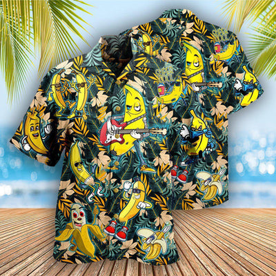 Fruit Banana Happy - Hawaiian Shirt - Owls Matrix LTD