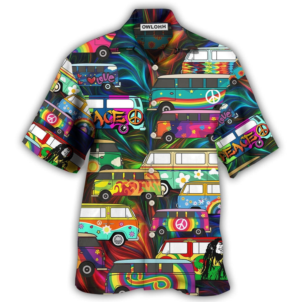 Hawaiian Shirt / Adults / S Hippie Bus Colorful Style - Hawaiian Shirt - Owls Matrix LTD