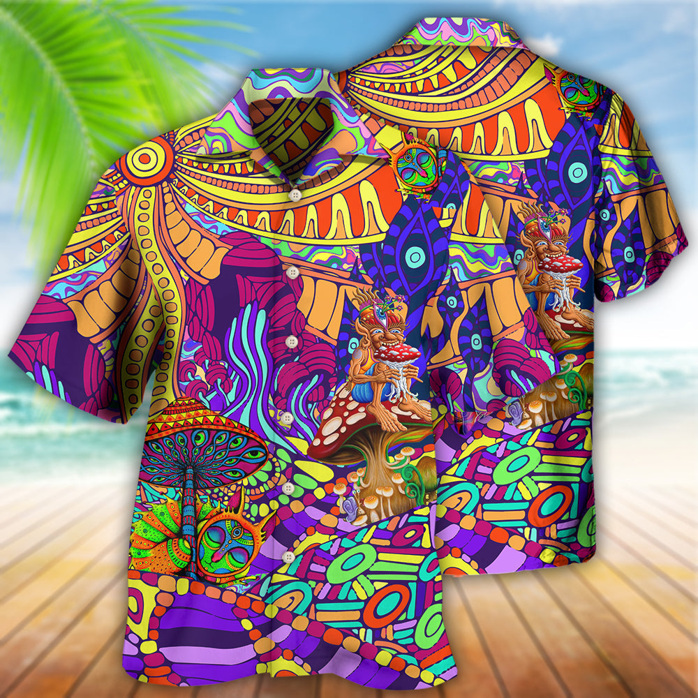 Hippie Colorful Love Life - Hawaiian Shirt - Owls Matrix LTD