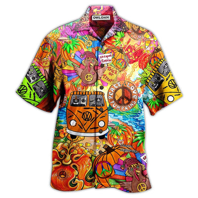 Hawaiian Shirt / Adults / S Hippie Pumpkins Mix Color - Hawaiian Shirt - Owls Matrix LTD