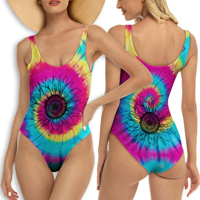 Hippie Soul Color Peaceful - One-piece Swimsuit - Owls Matrix LTD