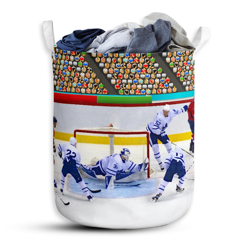 Hockey Battle - Laundry Basket - Owls Matrix LTD