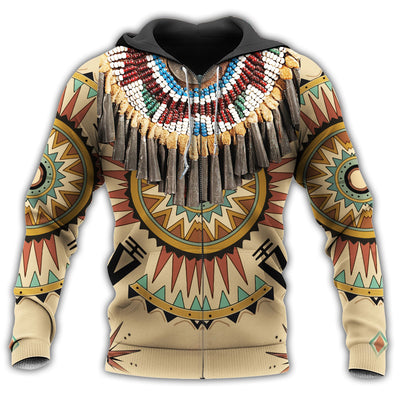 Zip Hoodie / S Native American Culture Proud Of This Culture - Hoodie - Owls Matrix LTD