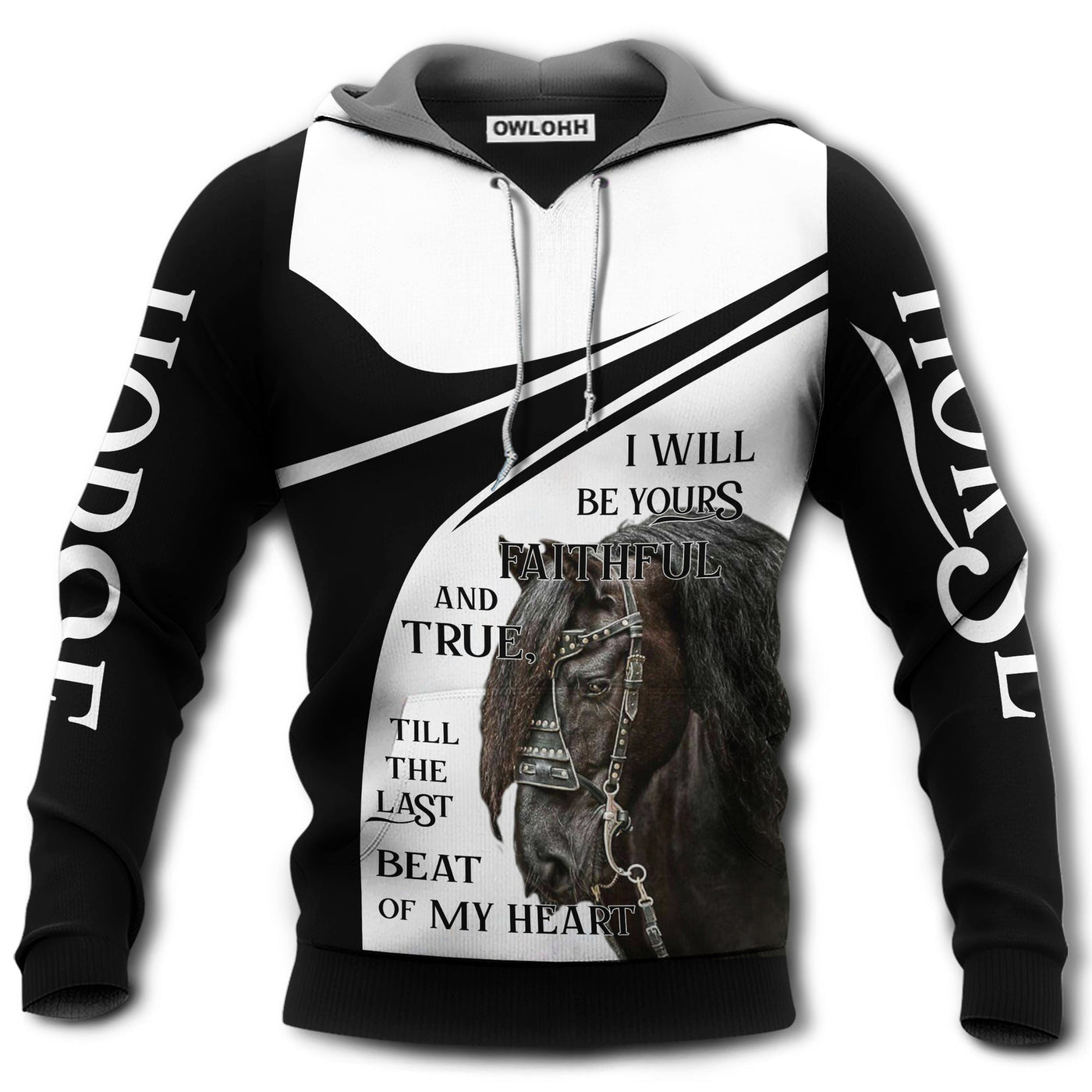 Unisex Hoodie / S Horse I Will Be Yours - Hoodie - Owls Matrix LTD